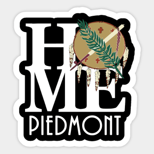 HOME Piedmont OK (white text) Sticker